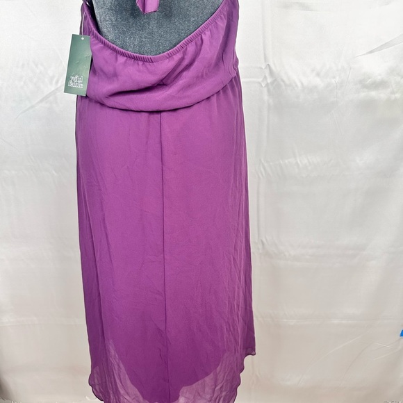 NWT Wild Fable Purple Flowy Lined Halter Dress Size L - Picture 7 of 11